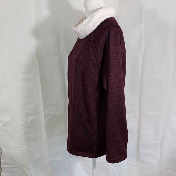 Joe Fresh Sweatshirt XL Long Sleeves Pullover Handwarmer Pocket Turtleneck - Picture 5 of 13